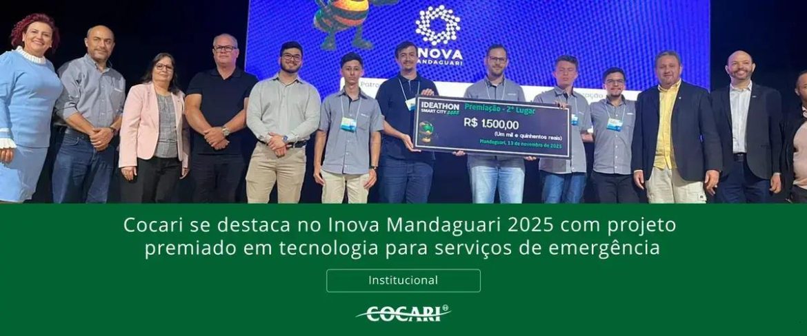Cocari brilha no Inova Mandaguari 2025 com projeto de tecnologia