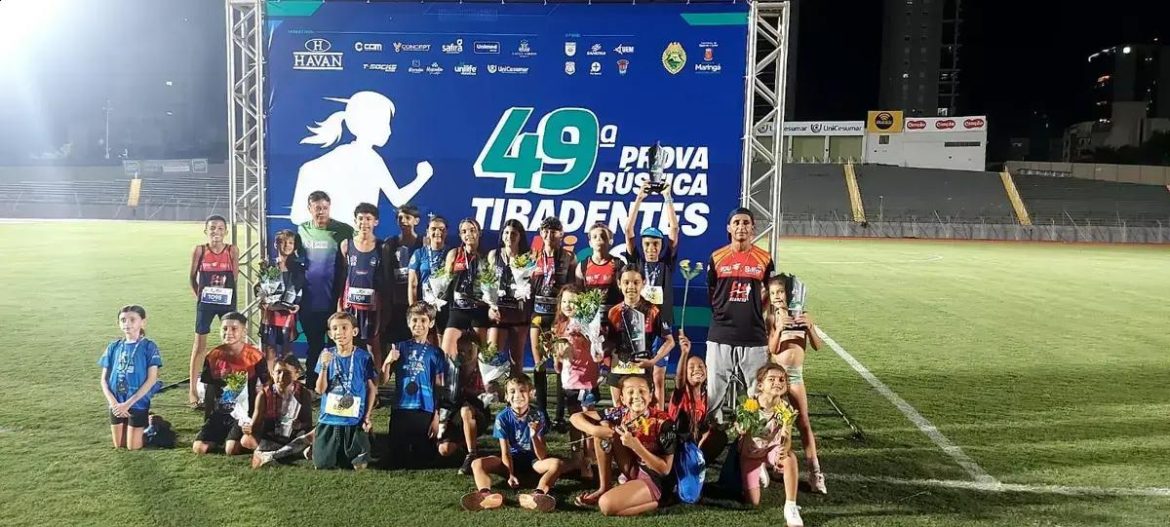 Apucarana se destaca na 49ª Prova Rústica Tiradentes Kids