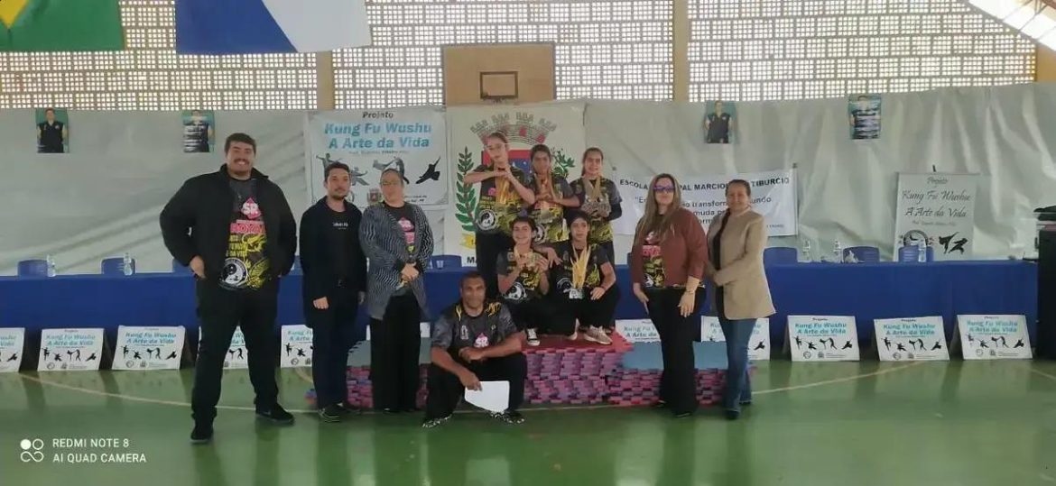 Campeonato Municipal Escolar de Kung Fu Wushu em Marilândia do Sul